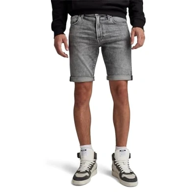 Image of G STAR RAW Men&#039;s 3301 Slim Short Shorts, grey (faded neblina D10481 D535 G324), 38