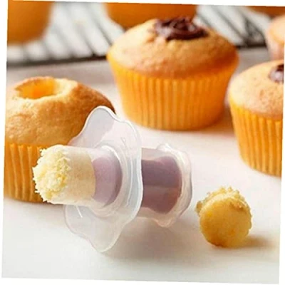 Image of Kitchen Cupcake Core Remover Cake Plunger Corer Diy Decorating Tool