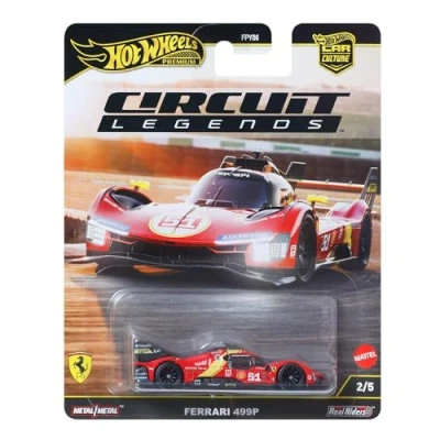 Image of Hot Wheels Car Culture Vehicle, Premium 1:64 Scale Die Cast Toy or Truck with Real Riders Tires &amp; Metal/Metal Body Chassis (Styles May Vary), JBK49
