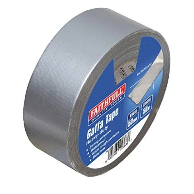 Image of Faithfull FAITAPEGAFS Gaffa Tape 50MM X 50M Silver