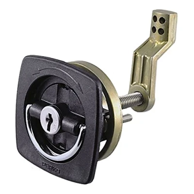 Image of Perko 0931DP1BLK Flush Mount Locking Latch, black