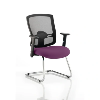 Image of Portland Cantilever Bespoke Colour Seat Tansy Purple