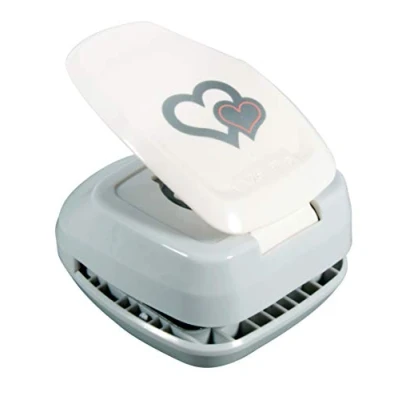 Image of Rayher Silhouette Puncher Hearts, Metal, colourless, 3,8x3,2cm