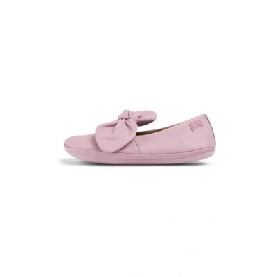 Image of Camper Right Ankle strap ballet pumps for kids, Size: 1, Pastelrosa Leather
