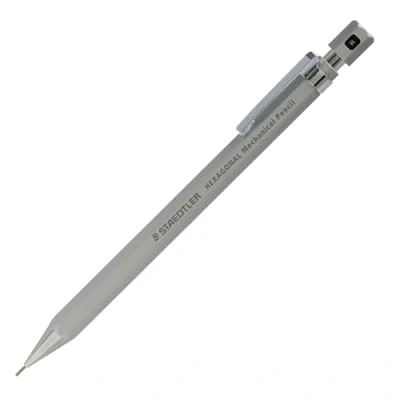 Image of STAEDTLER 925 77 05S Hexagonal Mechanical Pencil, 0.5mm [Silky Silver]