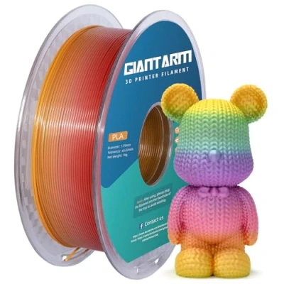 Image of PLA Filament 1.75mm, GIANTARM Classic 3D Printer 1kg Spool（Gradient)