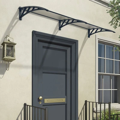 Image of Palram Canopia Neo 2360 Grey Twinwall Door Canopy