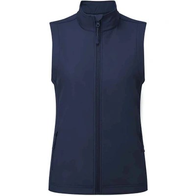 Image of Premier Womens/Ladies Windchecker Gilet (Navy) Size Large