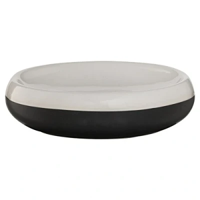 Image of Sealskin Sphere Dish, Porcelain, Black, 12 x 3 cm