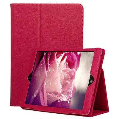Image of Case for Apple iPad Air/Air 2 9.7 2017 2018 Pro 5th &amp; 6th Generation Stand Folio Cover (Pink)