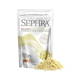 Image of Sephra Belgian Couverture Fountain Ready Chocolate Callets White 907g