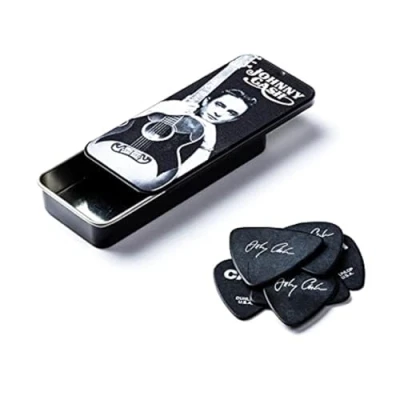 Image of Jim Dunlop JCPT01M Johnny Cash Memphis Medium Pick Tin EA