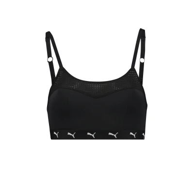 Image of PUMA Women&#039;s Padded sproty top Sports Bra, Black, S