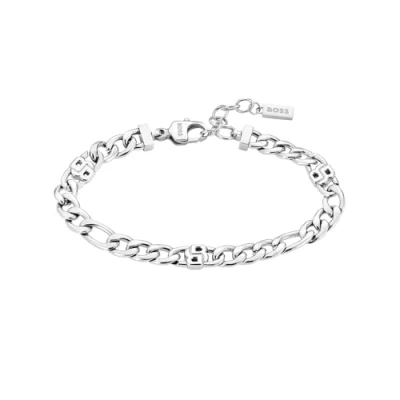 Image of BOSS Double Infinite Bracelet silvercoloured, Women&#039;s, Size: One Size, Silver coloured