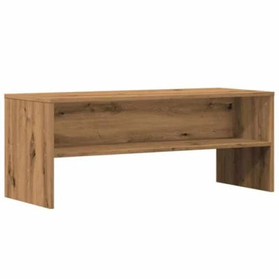 Image of vidaXL TV Cabinet/TV Stand in Artisan Oak Engineered Wood Modern Media Console 100x40x40cm with Ample Storage for Living Room &amp; Bedroom