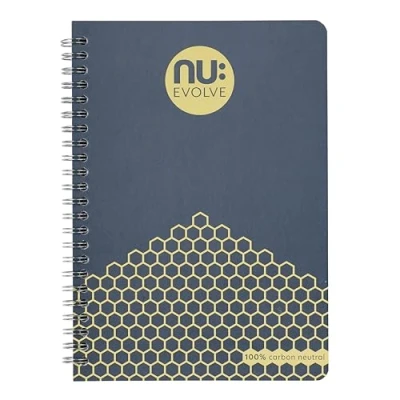 Image of NU: Evolve Neutral Range Carbon A5 Wiro Blue 120 Pages