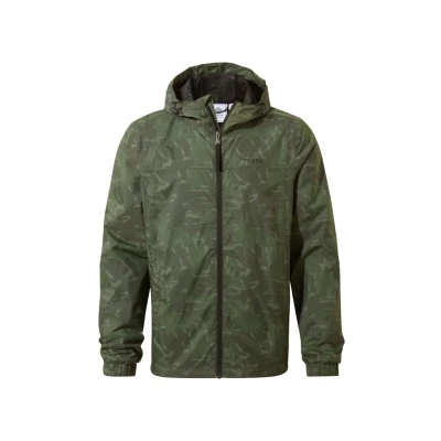 Image of TOG24 Craven Mens Waterproof Packaway Jacket with Bag, Full Length Zip and Adjustable Hood, Breathable, Windproof