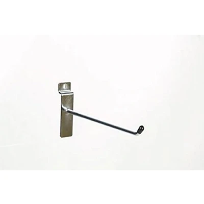 Image of 20 cm200mm8&quot;8 Inches Heavy Duty SLATWALL SlatSlotWall Single ProngHooksARM Retail Display (100)