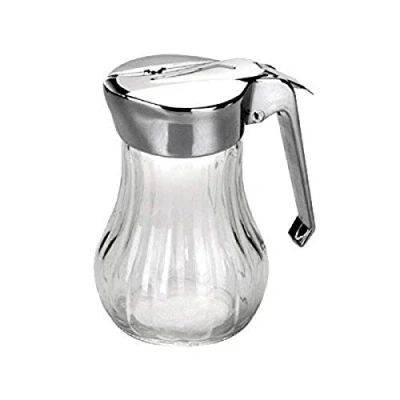 Image of Ibili Honey Dispenser, Transparent/Silver, 8 x 15 cm