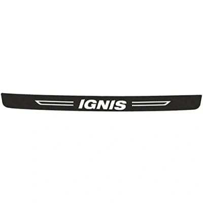 Image of Rear Bumper Protector, for Suz uki IGNIS Car Trunk Anti Scratch Guard Sill Plate Cover Styling Accessories, Carbon Fiber