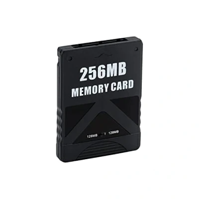 Image of PS2 Memory Card 256MB,Mcbazel Large Capacity 256MB Storage for PlayStation 2 PS2/Slim Game Console