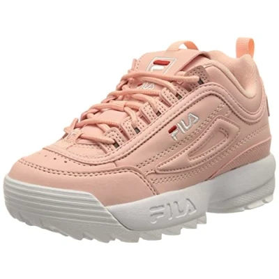 Image of Fila Unisex Kids Disruptor Sneaker, English Rose, 12 UK Child