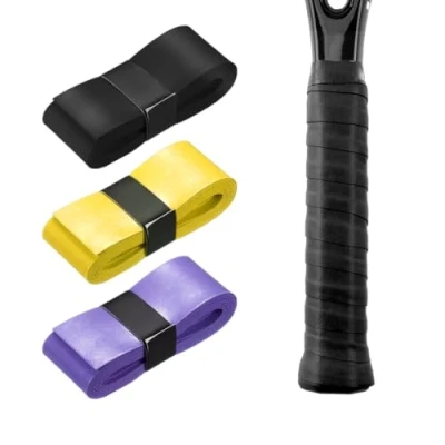 Image of LICQIC 3 Pcs PU Replacement Racket Grip, Racquet Tape for Babolat Tennis Overgrip, Padel Badminton Grip