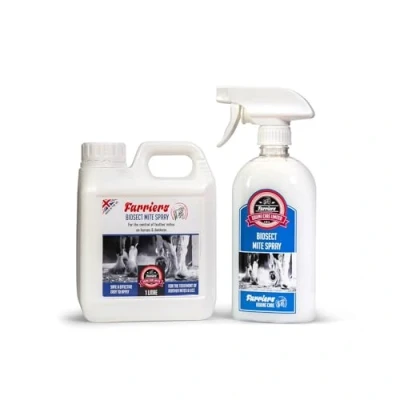 Image of Farriers Feather Mite Treatment for Horses (Twin Pack) 1.5 Litres