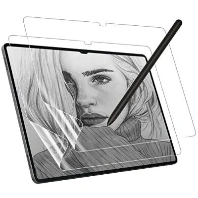 Image of MoKo 2 Pack Matte Screen Protector for Samsung Galaxy Tab S10 Ultra 14.6&quot; 2024, Paper Feeling Anti Glare Case Friendly PET Film S9 Ultra/S8 Ultra, Drawing Notetaking with S Pen