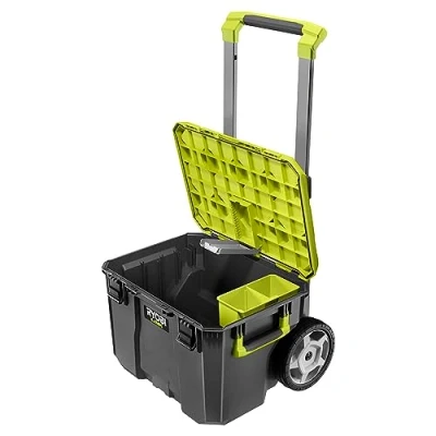 Image of RYOBI LINK RSL201 Tool Box with Trolley (up to 90 kg Load Capacity, Waterproof according IP65)