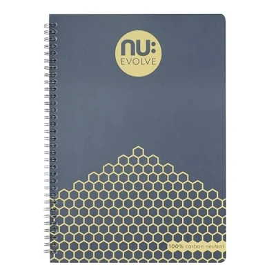 Image of NU: Evolve Neutral Range Carbon A4 Wiro Blue 120 Pages