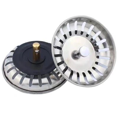 Image of Sink Strainer,Sink Plug Replacement,Kitchen Plug,Kitchen Strainer,Kitchen Strainer Plug,Stainless Steel Thicken,Sink Replacement For Food And Hole Hair Catcher