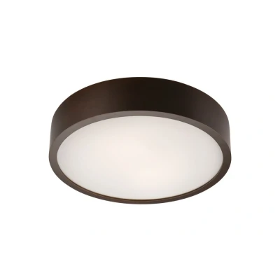 Image of Round Cylindrical Ceiling Light Wenge, 2x E27