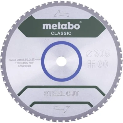 Image of METABO Hoja de Sierra 628651000 Steel Cut Classic 165 x 20 mm Dientes 40 FZFA/FZFA 4 /B