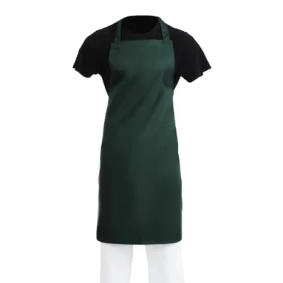 Image of Whites Chefs Clothing A540 Poly Cotton Apron, Bottle Green