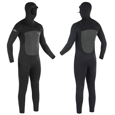 Image of Osprey Hooded 5mm Men&#039;s Thermal Wetsuit Full Length for Winter, Cold Water Surfing, Diving and Watersports