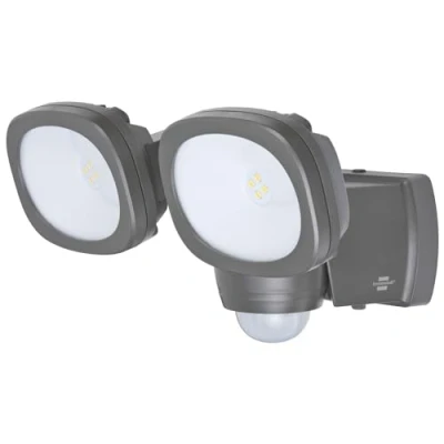 Image of Brennenstuhl LED Wall Light LUFOS with Motion Sensor (Wireless Outdoor Floodlight 8 LED&#039;s, 2X 240lm, IP44)