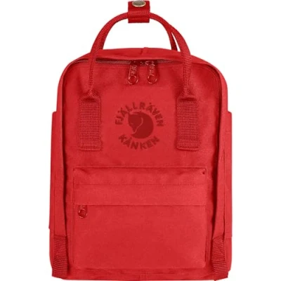 Image of Fjallraven Re Kånken Mini Kinder Backpack,Red,13 x 20 29 cm