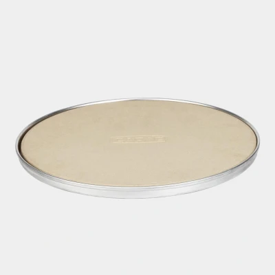 Image of Cadac Cordierite Pizza Stone Pro 40, Round, Beige For Electric Ovens, Charcoal Kettles And Gas Barbecues, 33 cm, 300C, Hand Wash