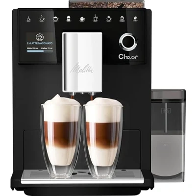 Image of Melitta CI Touch Frosted Black 630 112 Coffee Machine