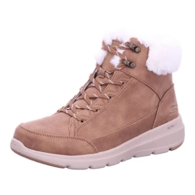 Image of Skechers Women&#039;s Glacial Ultra Sneaker, Chestnut, 4.5 UK