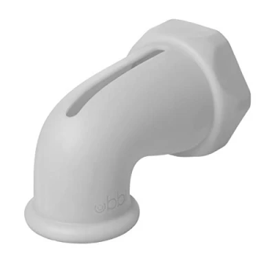 Image of Ubbi Bath Spout Safety Guard, Soft Silicone Cover for Baby Time, Must Have Time Accessory, Grey, Large