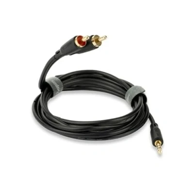 Image of QED Connect 3.5MM Jack To Phono Cable 0.75M QE8111