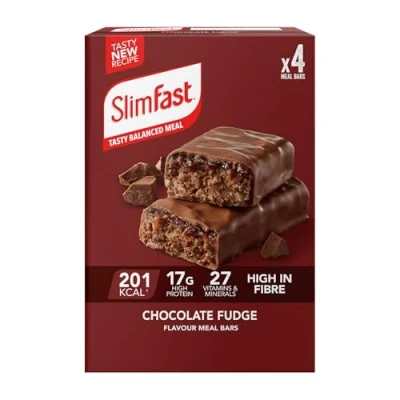 Image of Slimfast meal replacement bar multipack chocolate fudge 60g 4s