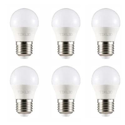 Image of TEKLED® G45 Golf Ball DIMMABLE LED Bulbs E27 Edison Screw Energy Saving 5W Light Bulb 40W Incandescent Equivalent 4000K 400LM 6 Pack Cool White