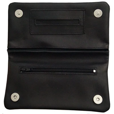 Image of GERMANUS Corfurvus Tobacco Pouch from Genuine Leather in Black