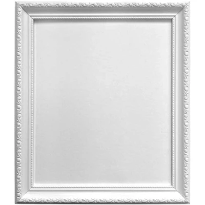 Image of FRAMES BY POST Shabby Chic White Picture Photo Frame 40 x 50 cm (Plastic Glass)