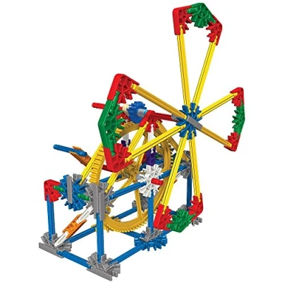 Image of K&#039;NEX STEAM Education Intro to Simple Machines: Gears Building Set Educational Toys for Kids, STEM Learning Kit, Engineering Construction Kids Ages 8+ Basic Fun 78630