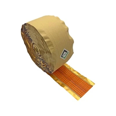 Image of CCA Carpet Joining Gold Foil backed Tape Heat Bond Hot Adhesive Seaming 20mtr roll