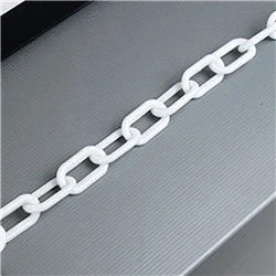 Image of Plastic 8mm White Chain 360077